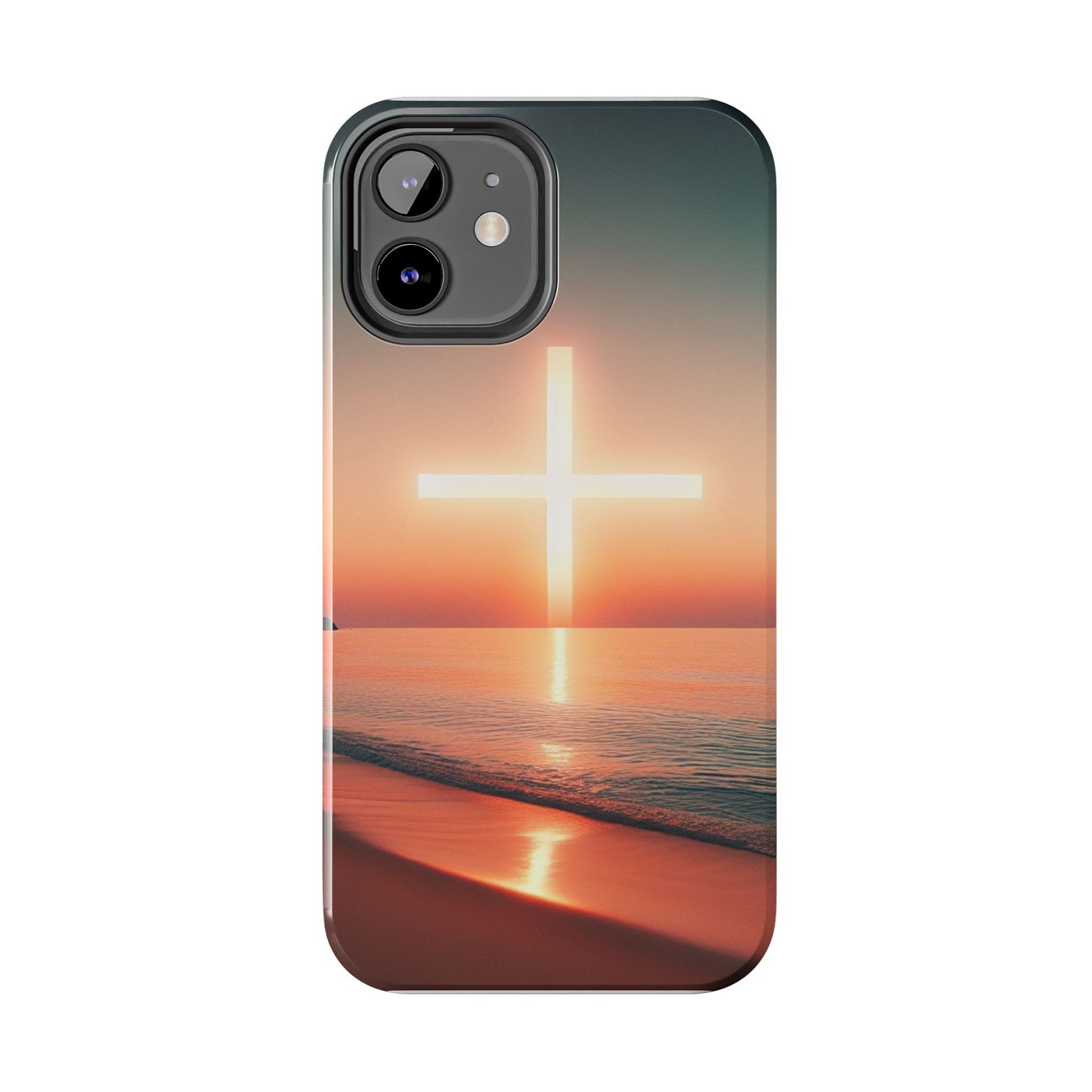 Cross in Sunset - Tough Phone Cases