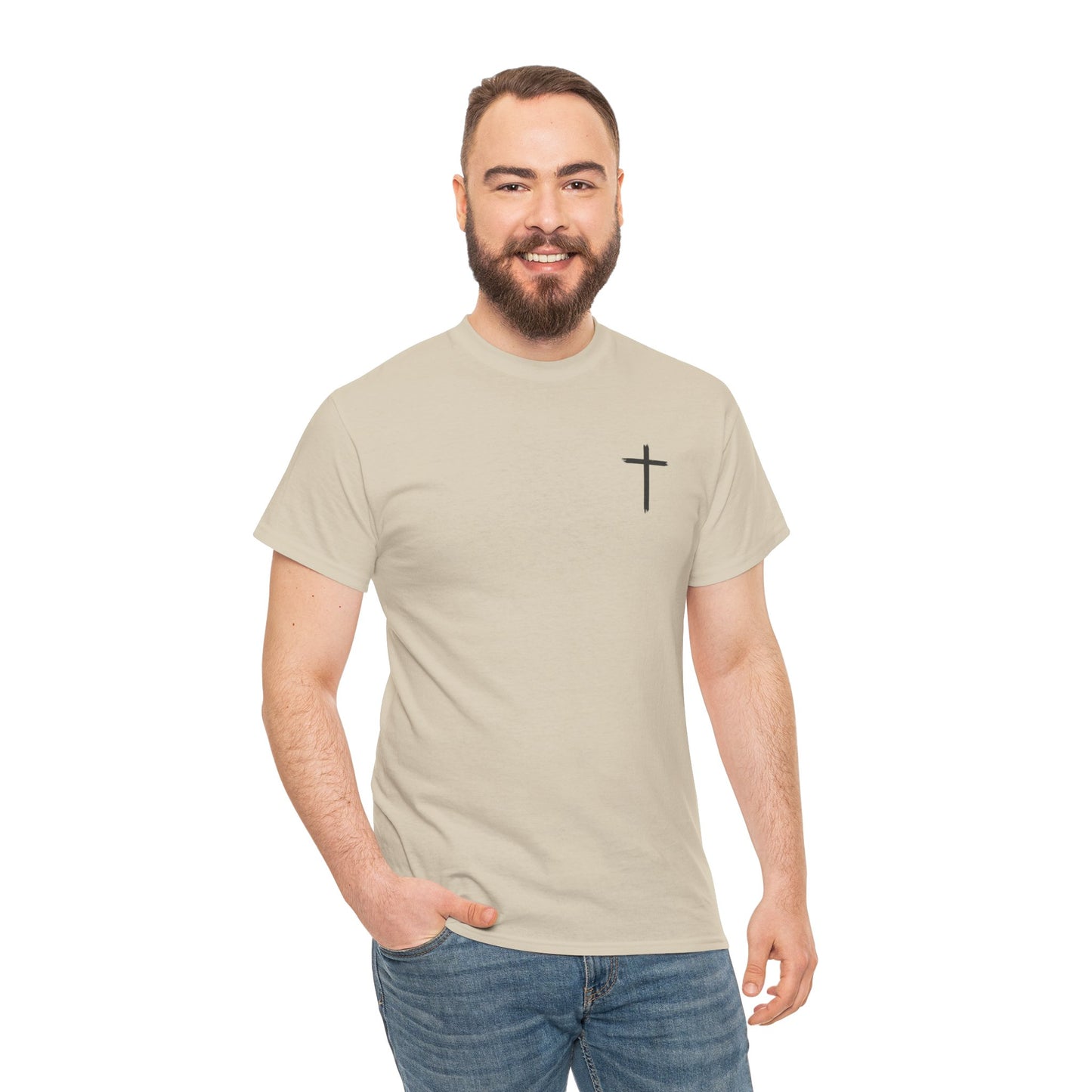 Jesus walking on water - Unisex Heavy Cotton Tee