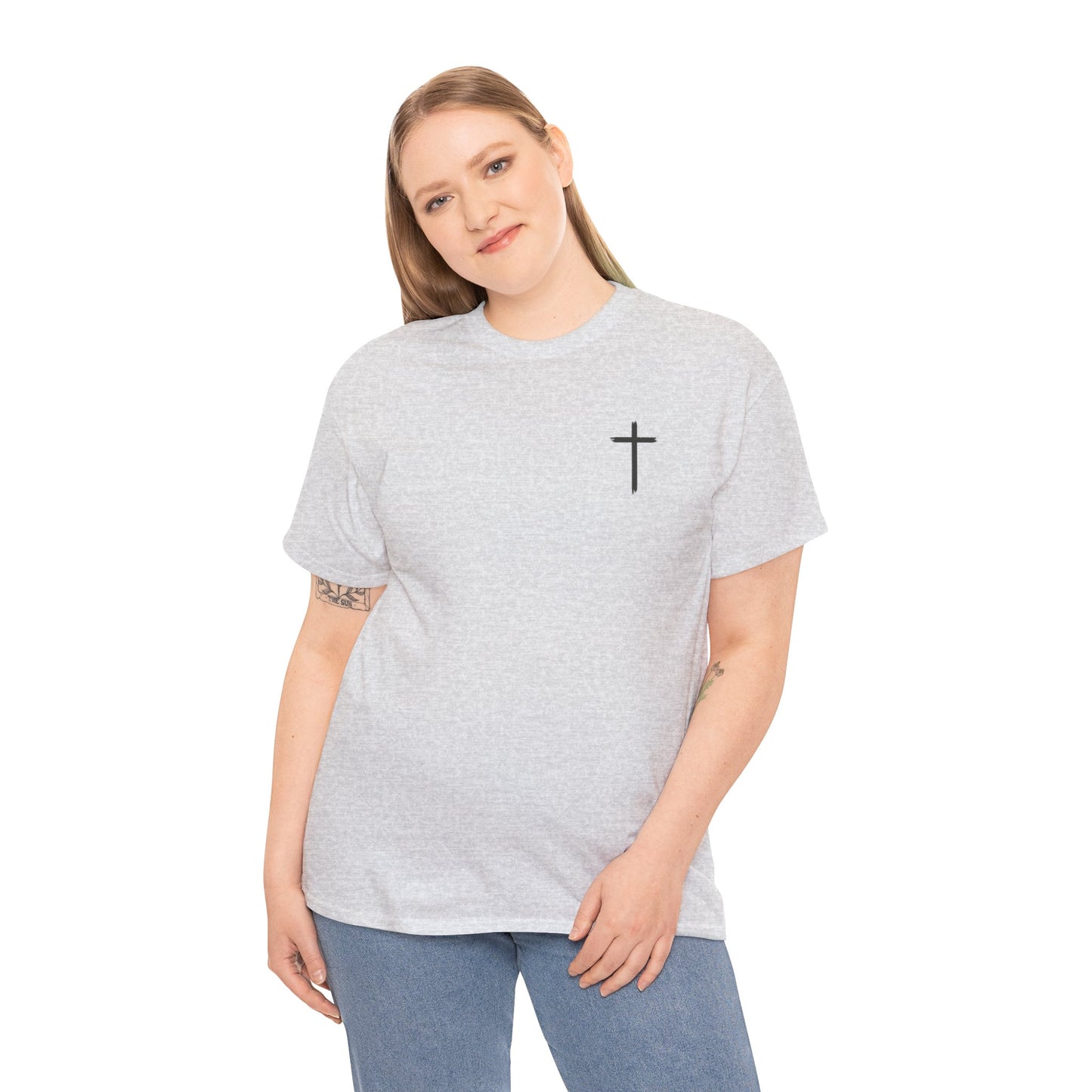 Jesus walking on water - Unisex Heavy Cotton Tee