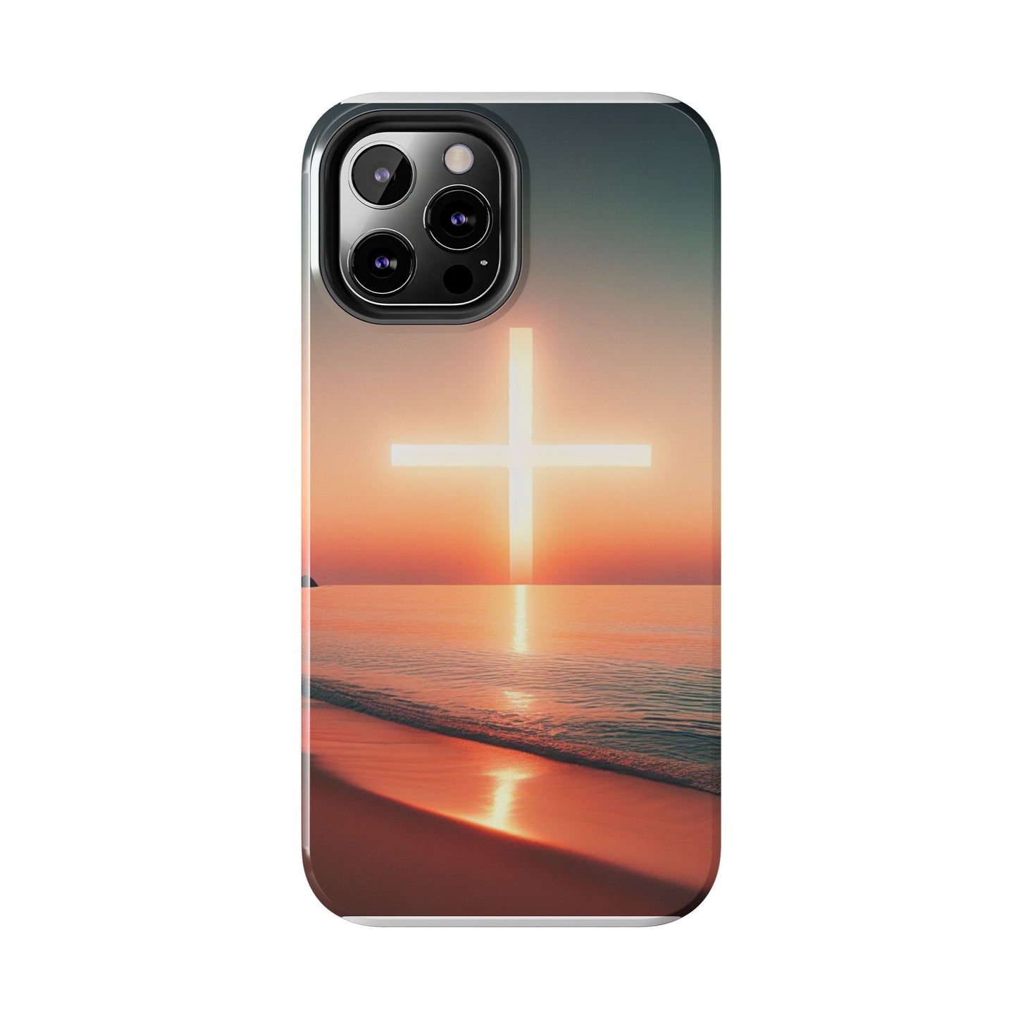 Cross in Sunset - Tough Phone Cases