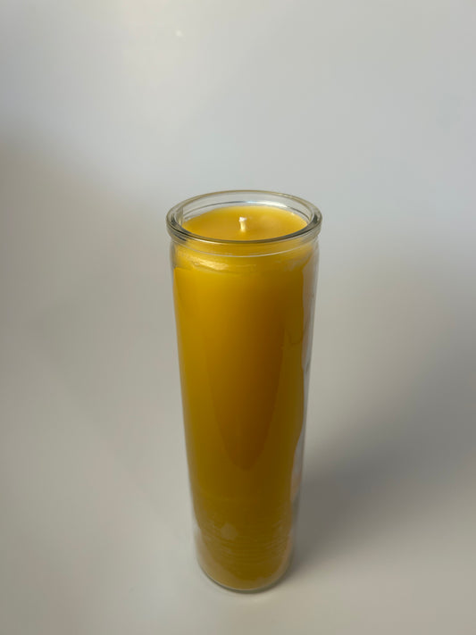 100% USA Beeswax Candle | 100-Hour Burn | Hand-Poured in Glass Jar